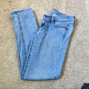 Ann Taylor Loft modern cuffed crop jeans